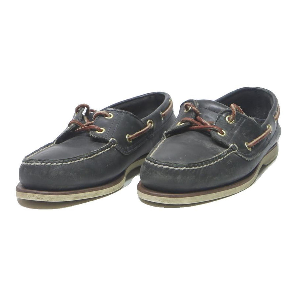 TIMBERLAND Mens Boat Shoes Loafers Leather UK 8 Casual Classic Design
