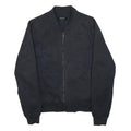 FIRETRAP Womens Black Bomber Jacket 2XL Cotton Blend Plain Casual Zip