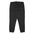 PULL & BEAR Mens Cotton Blend Black Relaxed Drawstring Cargo Trousers W32 L28