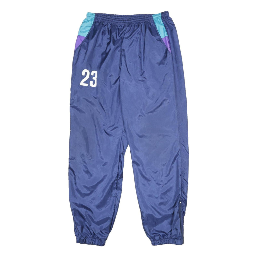 GUFFINI Mens Joggers Blue & Purple Regular Tapered XL W30 L32 Sports Number 23