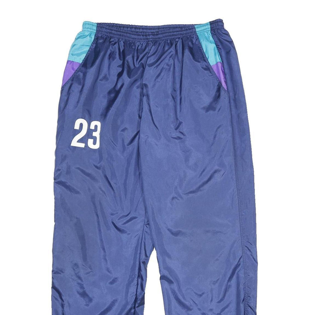 GUFFINI Mens Joggers Blue & Purple Regular Tapered XL W30 L32 Sports Number 23