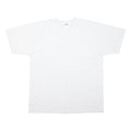 FRUIT OF THE LOOM Mens White Plain T-Shirt XL Short Sleeve Crew Neck Cotton