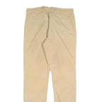 LACOSTE LIVE Mens Cotton Blend Beige Slim Straight Trousers W33 L33 Casual Smart