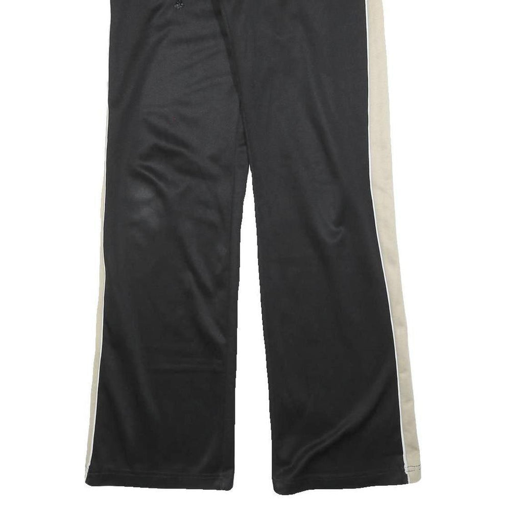 LONSDALE Womens Joggers Black & Cream S W28 L32 Drawstring Logo Casual Wear