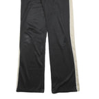 LONSDALE Womens Joggers Black & Cream S W28 L32 Drawstring Logo Casual Wear