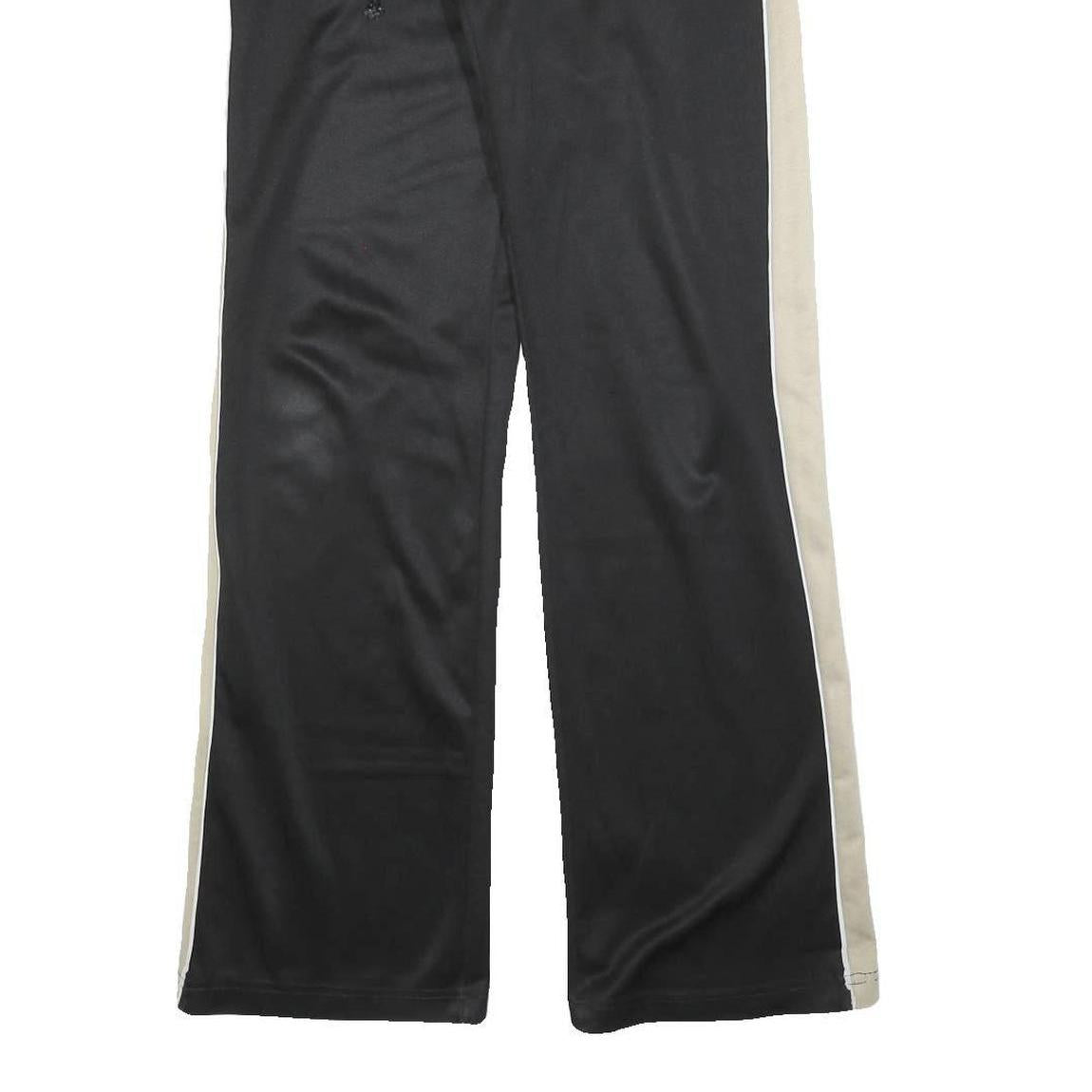 LONSDALE Womens Joggers Black & Cream S W28 L32 Drawstring Logo Casual Wear