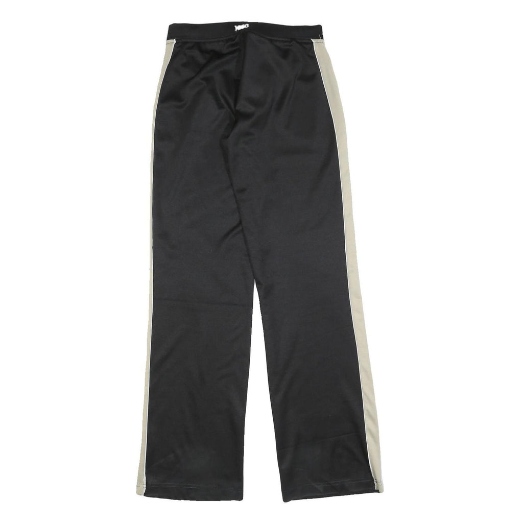 LONSDALE Womens Joggers Black & Cream S W28 L32 Drawstring Logo Casual Wear