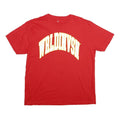 WRLDVSN Mens Red WRLDINVSN Graphic T-Shirt XL Short Sleeve Crew Neck Cotton