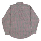 TOMMY HILFIGER Mens Red Black & White Checked Shirt XL Classic Button-Down