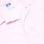 RUSSELL ATHLETIC Mens Pink Short Sleeve Plain Polo Shirt M Cotton Basic