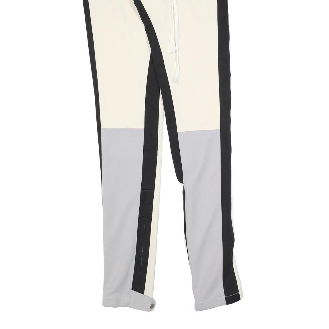 FEAR OF GOD Womens Joggers White & Grey Slim Tapered M W30 L34 Drawstring Zip