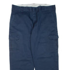 DICKIES Mens Trousers Blue Relaxed Straight W42 L29
