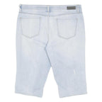 DKNY Womens Shorts Light Blue Casual Denim L W36 Summer Wear