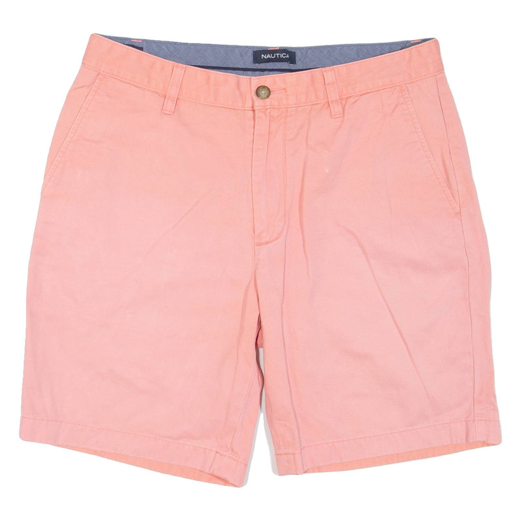 NAUTICA The Deck Short Mens Chino Shorts Pink M W32