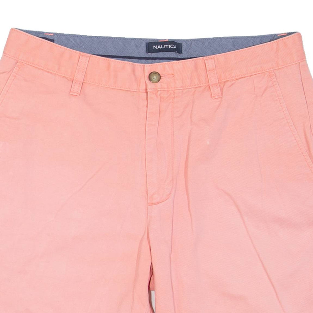 NAUTICA The Deck Short Mens Chino Shorts Pink M W32