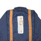 EARTHBOUND Mens Navy & Orange Casual Zip Jacket XL Polyester Blend Sporty