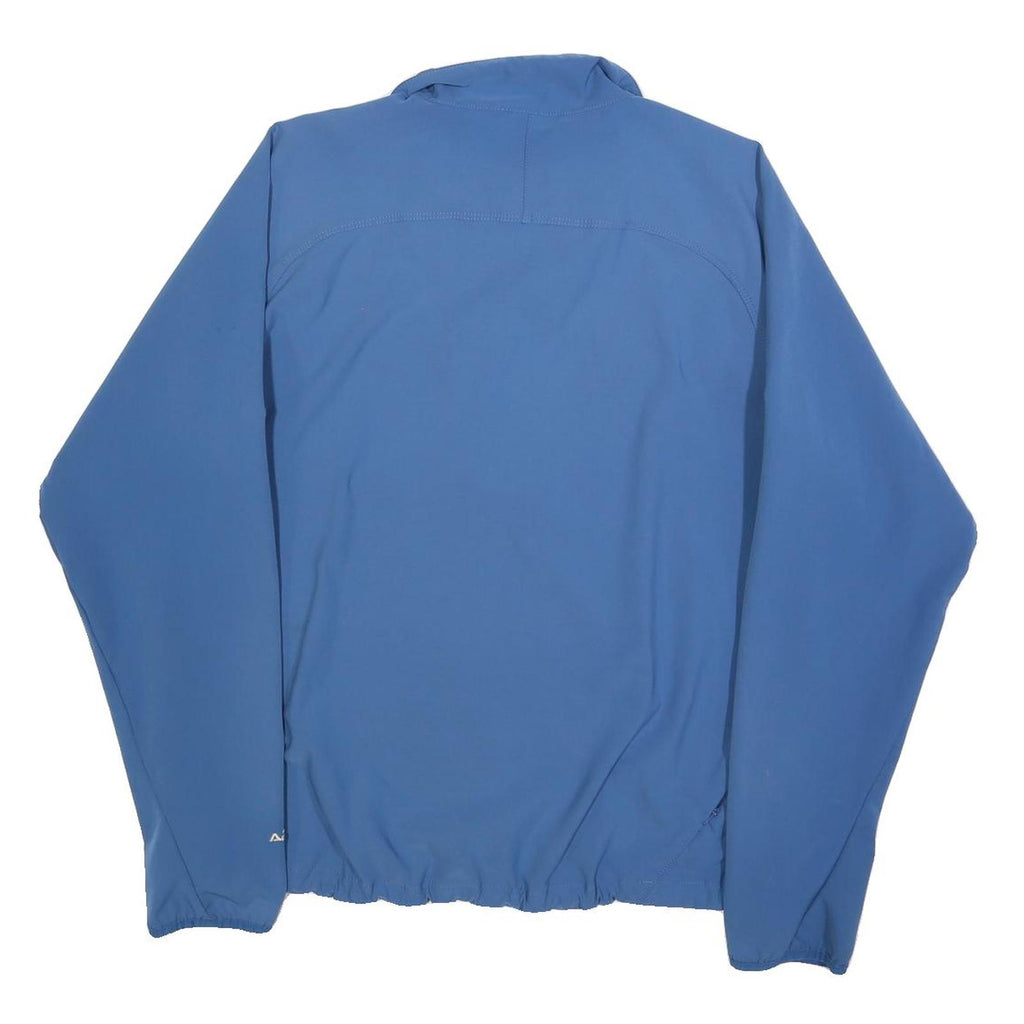 THE NORTH FACE Mens Blue Outdoor Jacket M Polyester Blend Plain Zip Lightweight