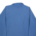 THE NORTH FACE Mens Blue Outdoor Jacket M Polyester Blend Plain Zip Lightweight
