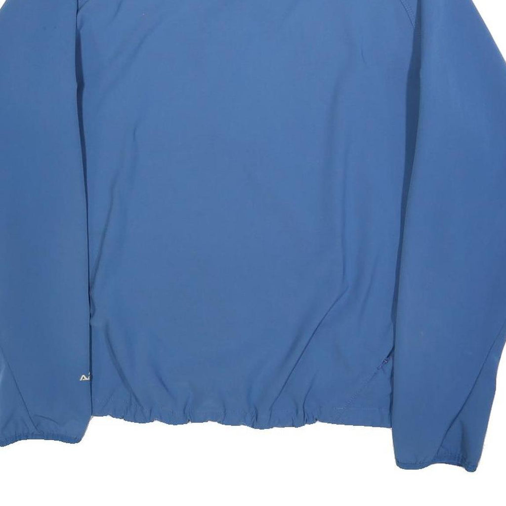 THE NORTH FACE Mens Blue Outdoor Jacket M Polyester Blend Plain Zip Lightweight