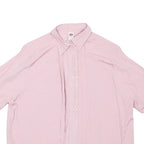 Womens Shirt Pink Collared Viscose L
