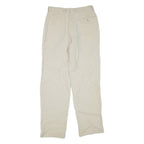 Mens Trousers Beige Regular Straight W32 L33