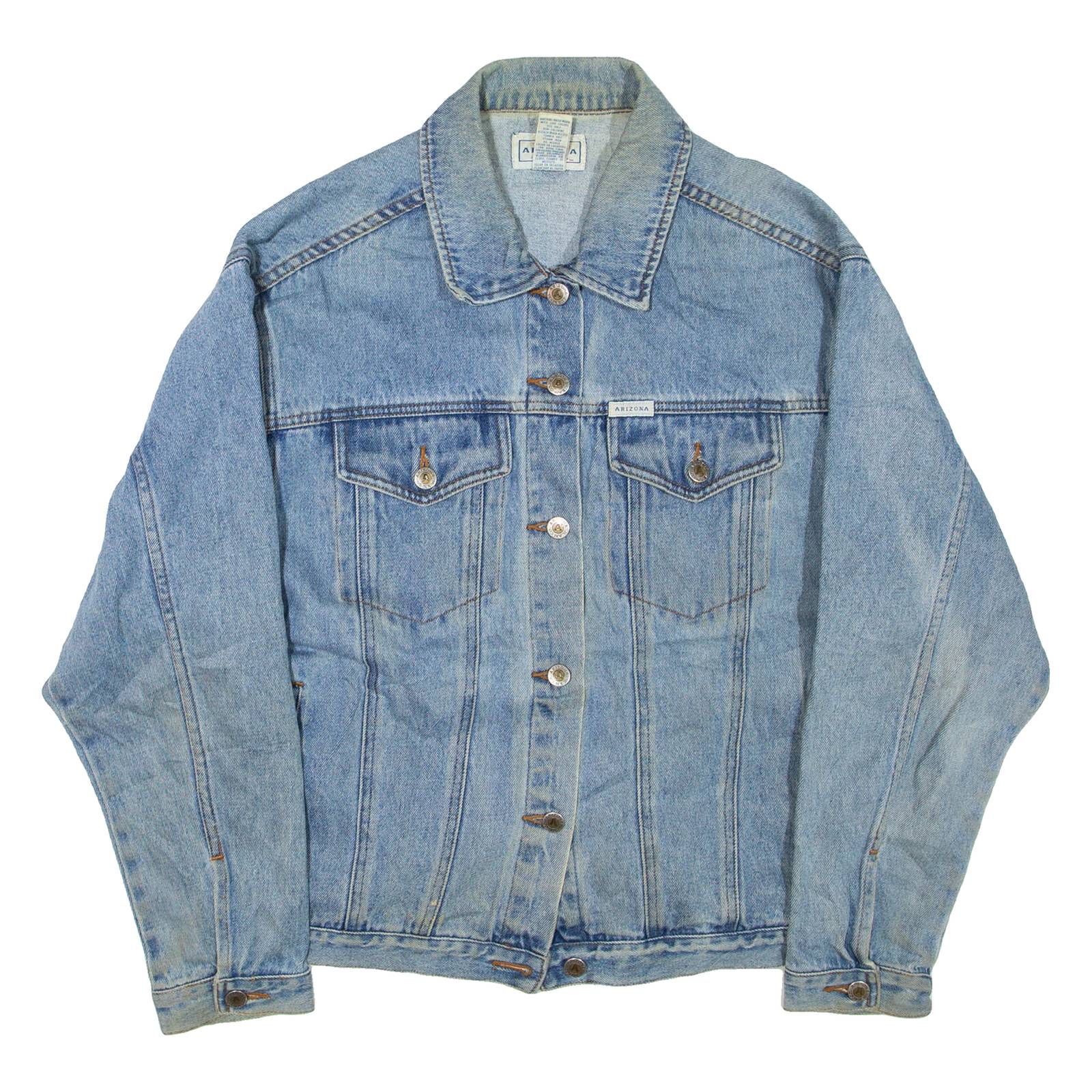 ARIZONA JEAN COMPANY Womens Denim Jacket Blue M