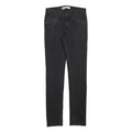 LEVI'S 510 Girls Jeans Black Slim Skinny Denim Dark W28 L31 Stretch Cotton