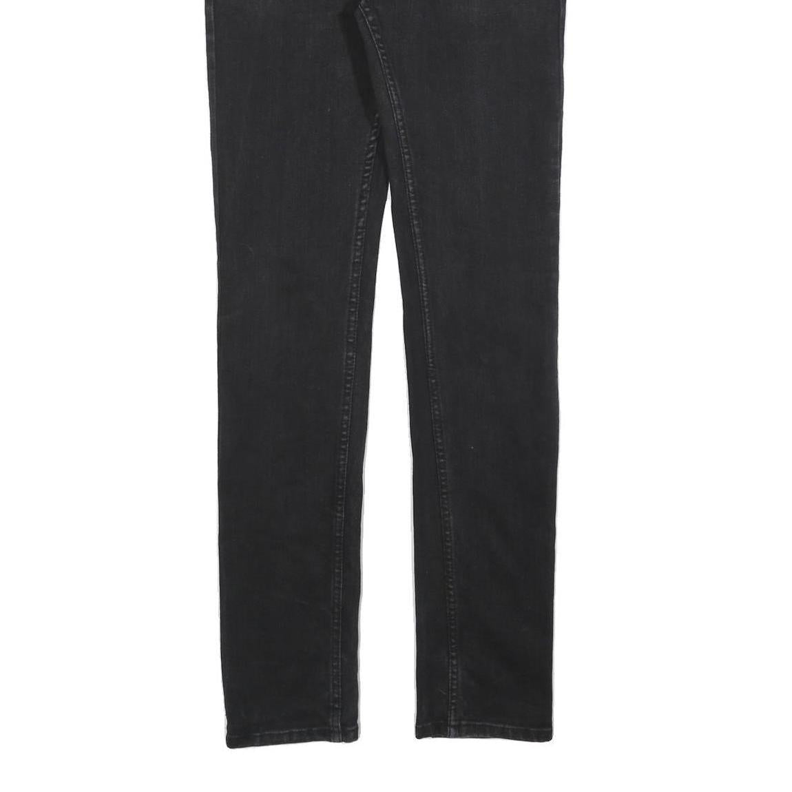 LEVI'S 510 Girls Jeans Black Slim Skinny Denim Dark W28 L31 Stretch Cotton