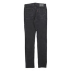 LEVI'S 510 Girls Jeans Black Slim Skinny Denim Dark W28 L31 Stretch Cotton