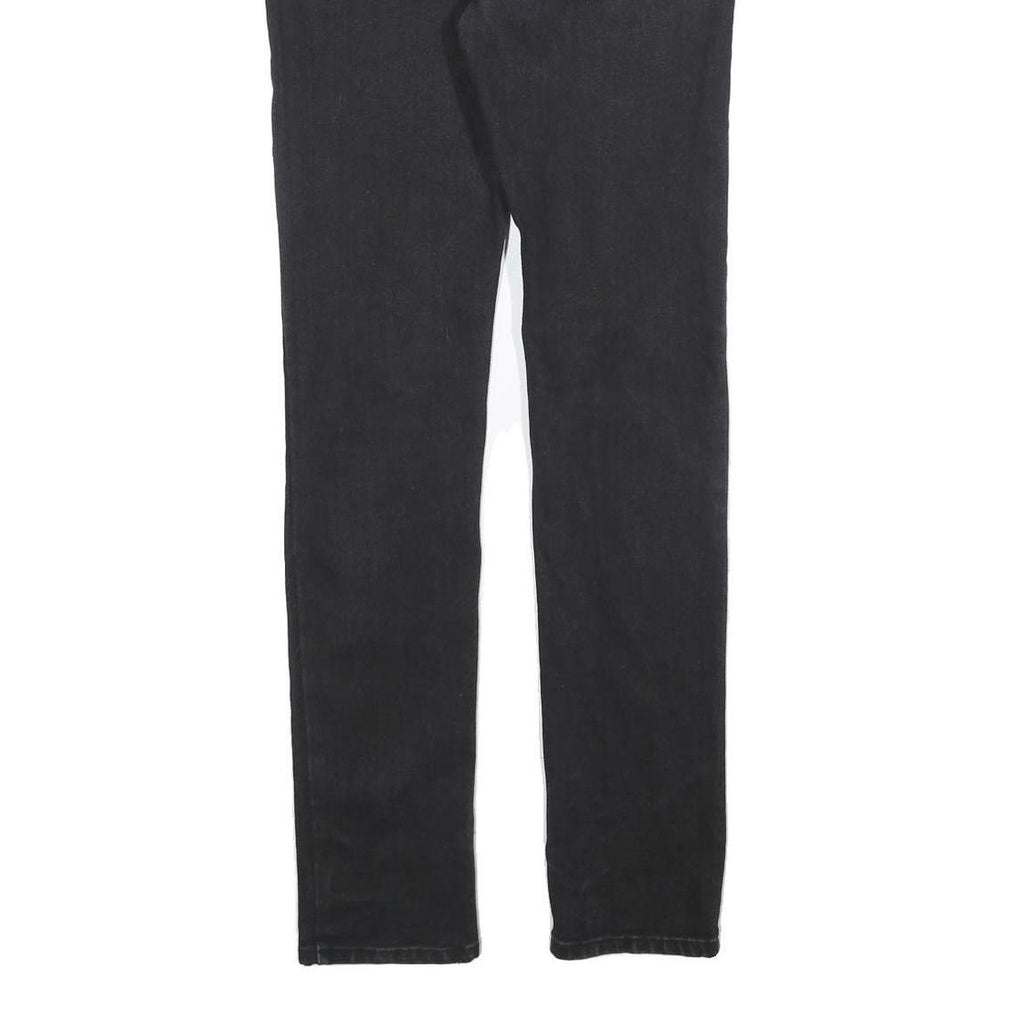 LEVI'S 510 Girls Jeans Black Slim Skinny Denim Dark W28 L31 Stretch Cotton