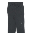 NIKE Boys Joggers Black Classic Tapered L W25 L25 Cotton Sportswear