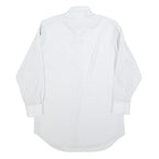 KAUF Mens White Shirt S Classic Formal Button-Up Long Sleeve Polyester