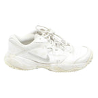 NIKE Womens Sports Lace-Up Trainers White Synthetic UK 3.5 Comfortable Casual
