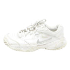 NIKE Womens Sports Lace-Up Trainers White Synthetic UK 3.5 Comfortable Casual