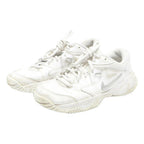NIKE Womens Sports Lace-Up Trainers White Synthetic UK 3.5 Comfortable Casual