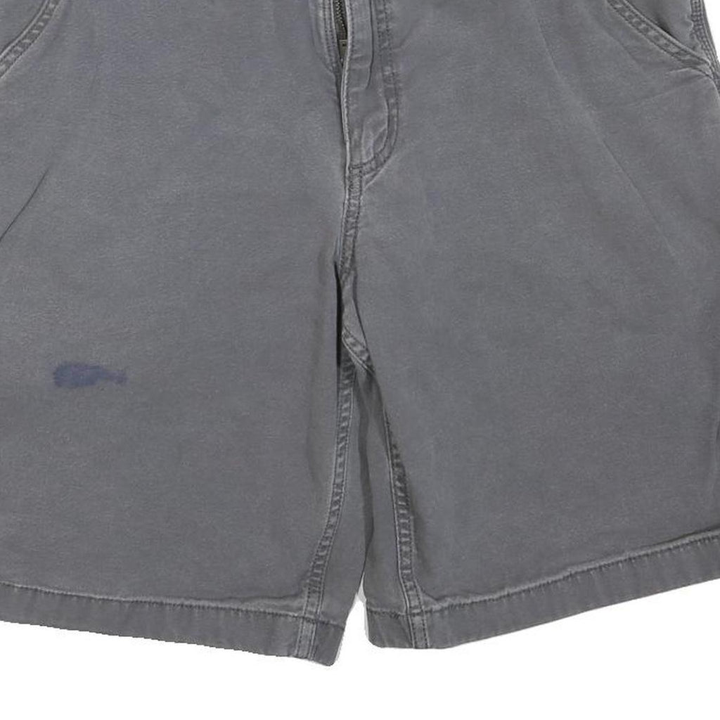 CARHARTT Mens Shorts Grey Workwear M W34 Cotton Blend Casual Durable