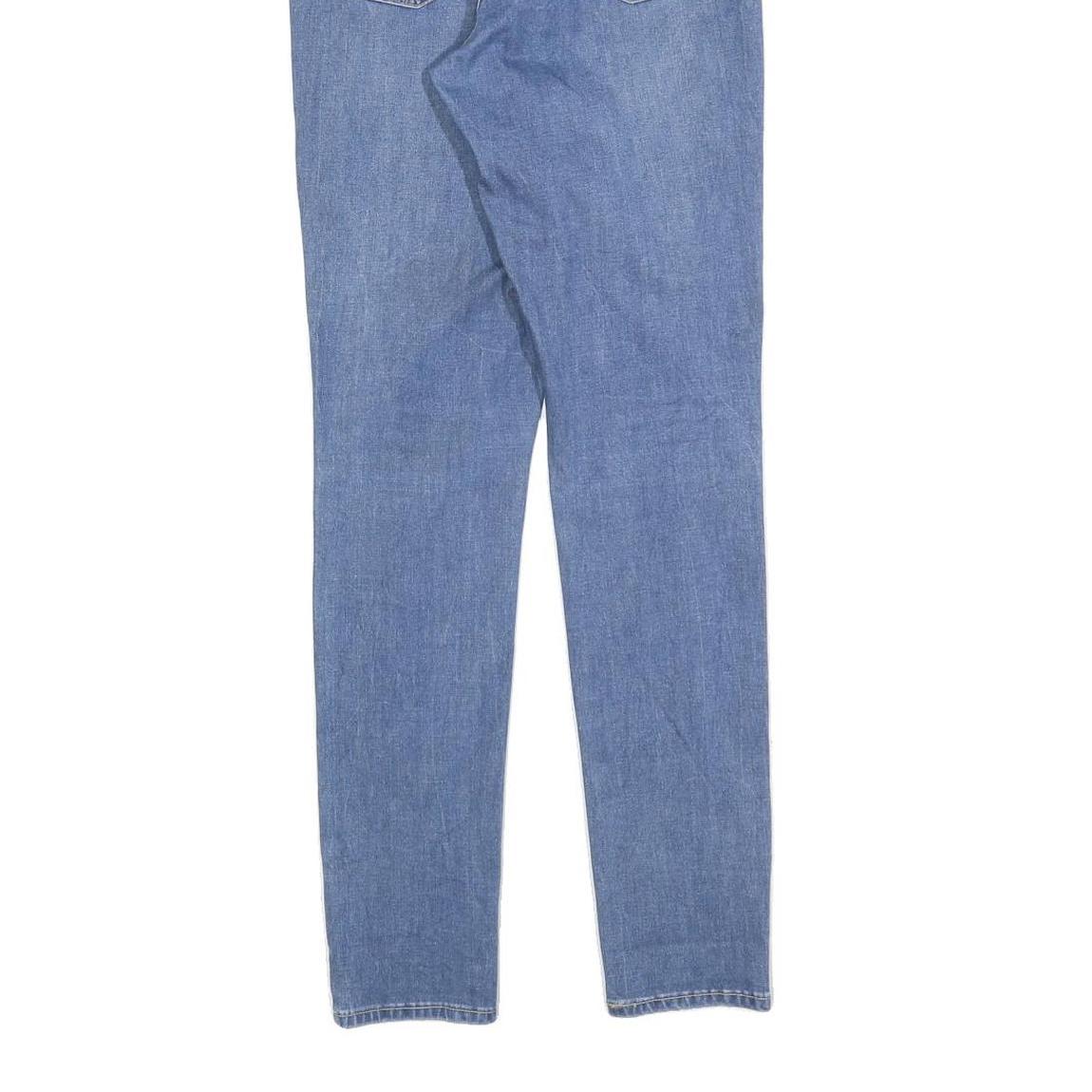 LEVI'S 721 Womens Slim Blue Denim Medium W29 L30 Slim Fit Zip Jeans