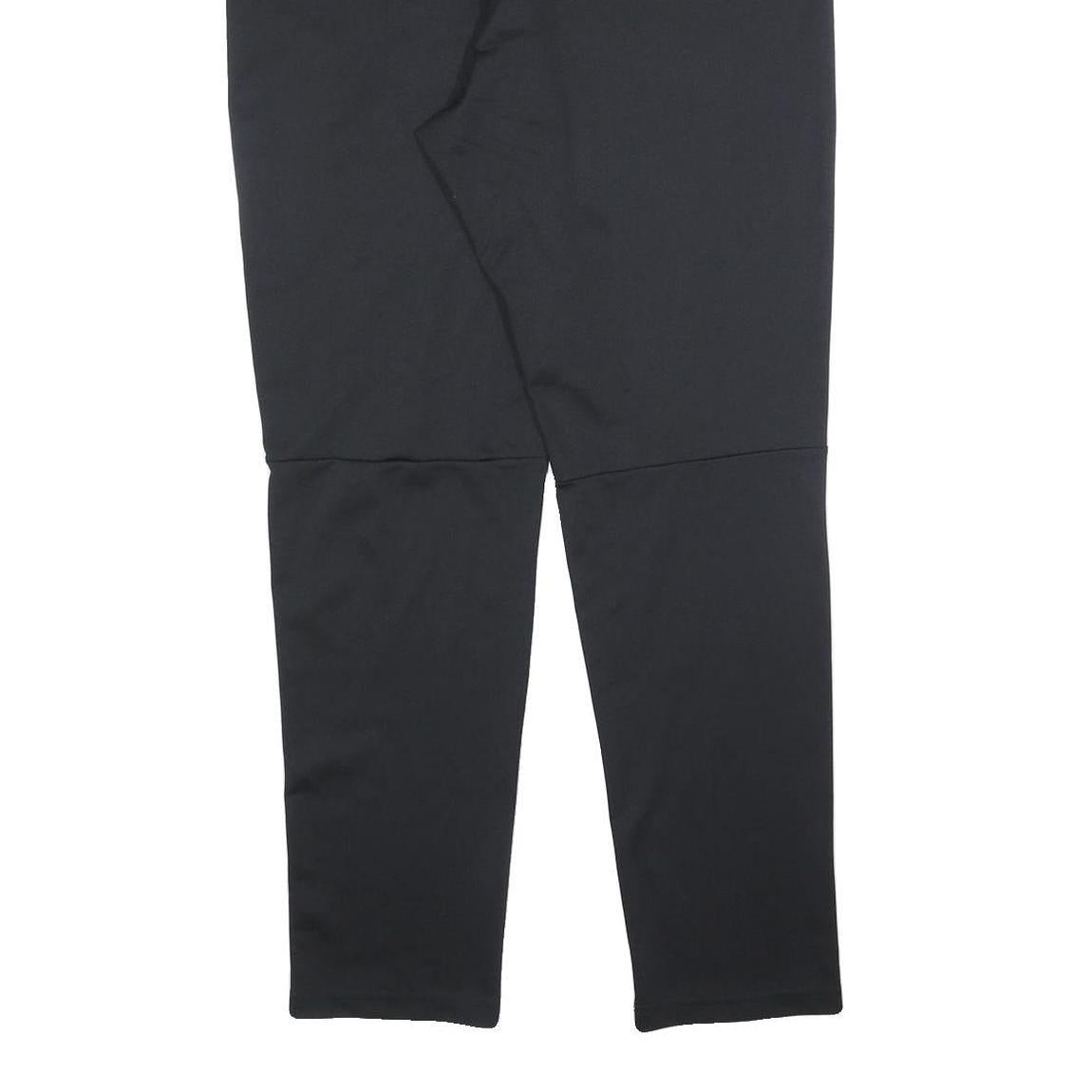 NIKE Mens Joggers Black FC Barcelona L W32 L30 Sports Logo Slim Tapered Fit