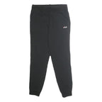 FILA Mens Joggers Black Slim Tapered S W28 L30 Cotton Blend Comfort Casual