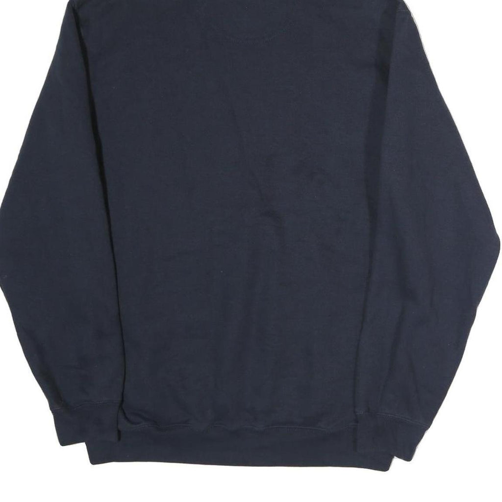 CARHARTT Mens Navy Pullover Hoodie M Workwear Casual Cotton Sweatshirt