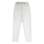 LEVI'S Womens Jeans Blue & White Regular Straight Denim Light W30 L33 Classic
