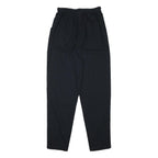 HAUSER Womens Cotton Blend Black Relaxed Tapered Trousers W26 L31 Toggle Closure