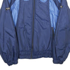 FREE LOOK Mens Blue Navy & Light Blue Casual Jacket M Nylon Zip Plain