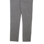 CALVIN KLEIN JEANS Womens Grey Regular Fit Straight Denim W30 L28 Zip Cotton