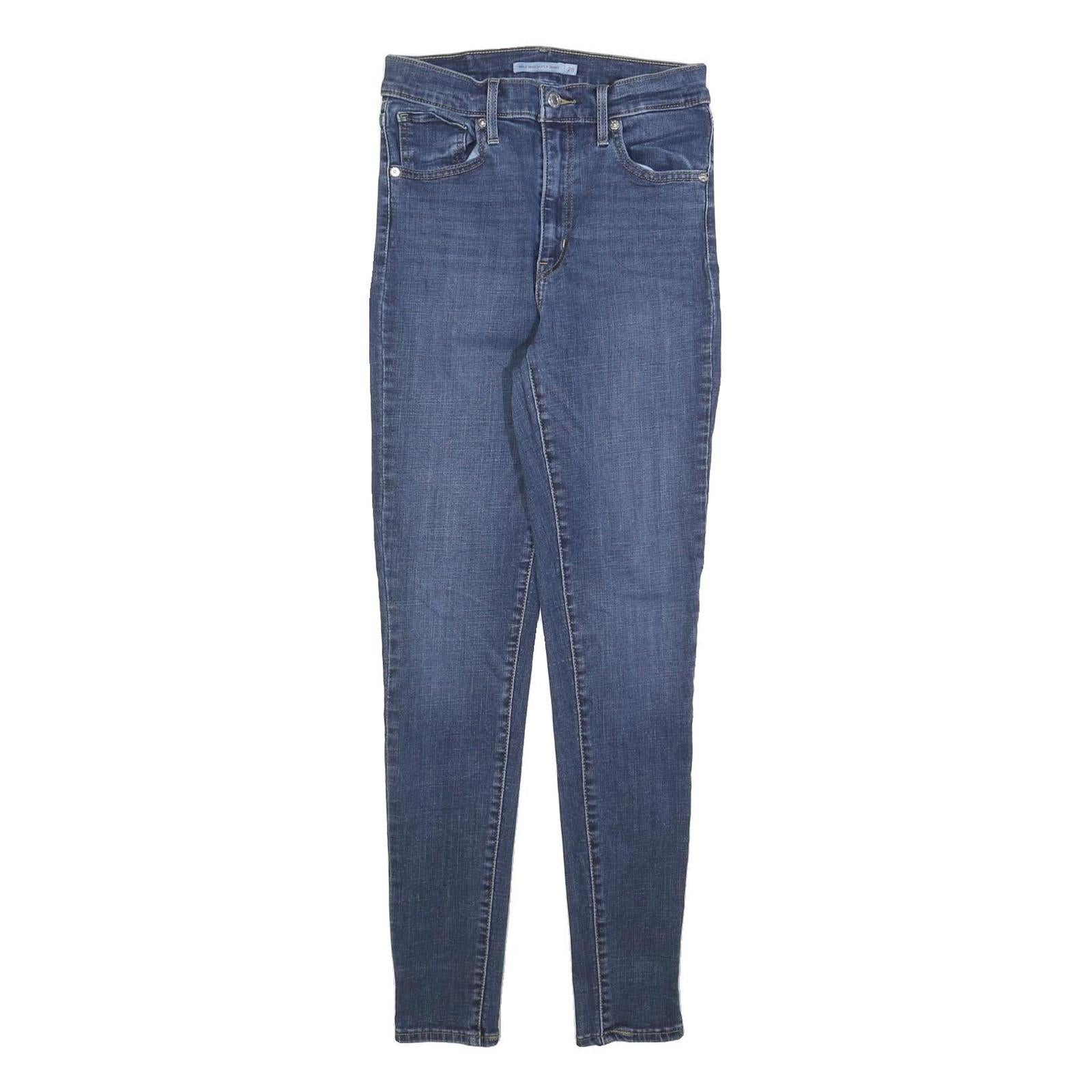 LEVI'S Womens Slim Blue Denim Slim Skinny Cotton Blend Jeans W28 L30