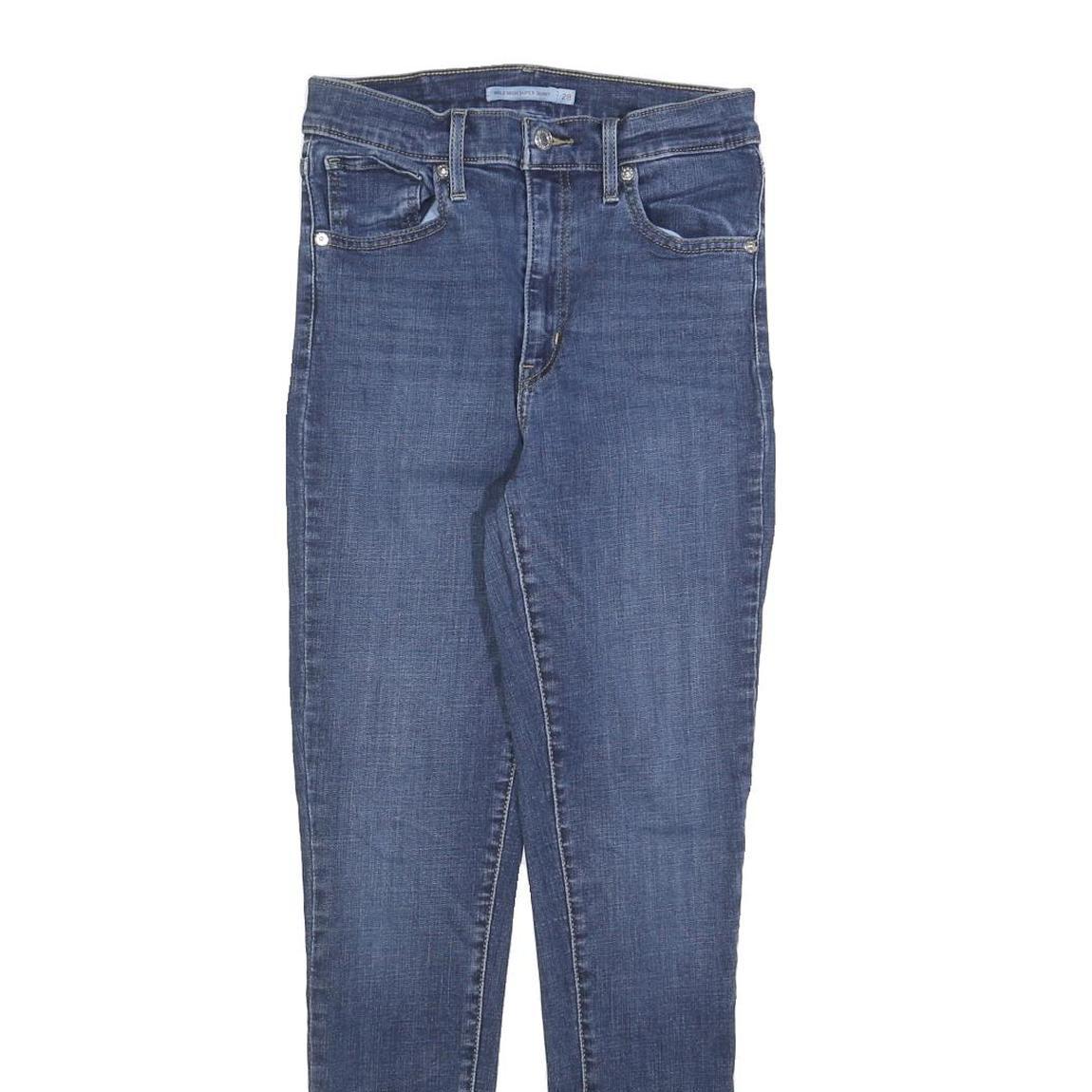LEVI'S Womens Slim Blue Denim Slim Skinny Cotton Blend Jeans W28 L30