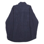 DAKOTA GRIZZLY Mens Navy Cotton Shirt M Casual Button-Up Long Sleeve Classic