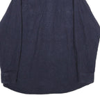 DAKOTA GRIZZLY Mens Navy Cotton Shirt M Casual Button-Up Long Sleeve Classic