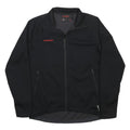 MAMMUT Mens Black Outdoor Jacket M Synthetic Woven Plain Zip Regular Fit