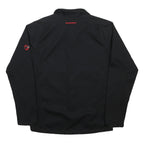 MAMMUT Mens Black Outdoor Jacket M Synthetic Woven Plain Zip Regular Fit